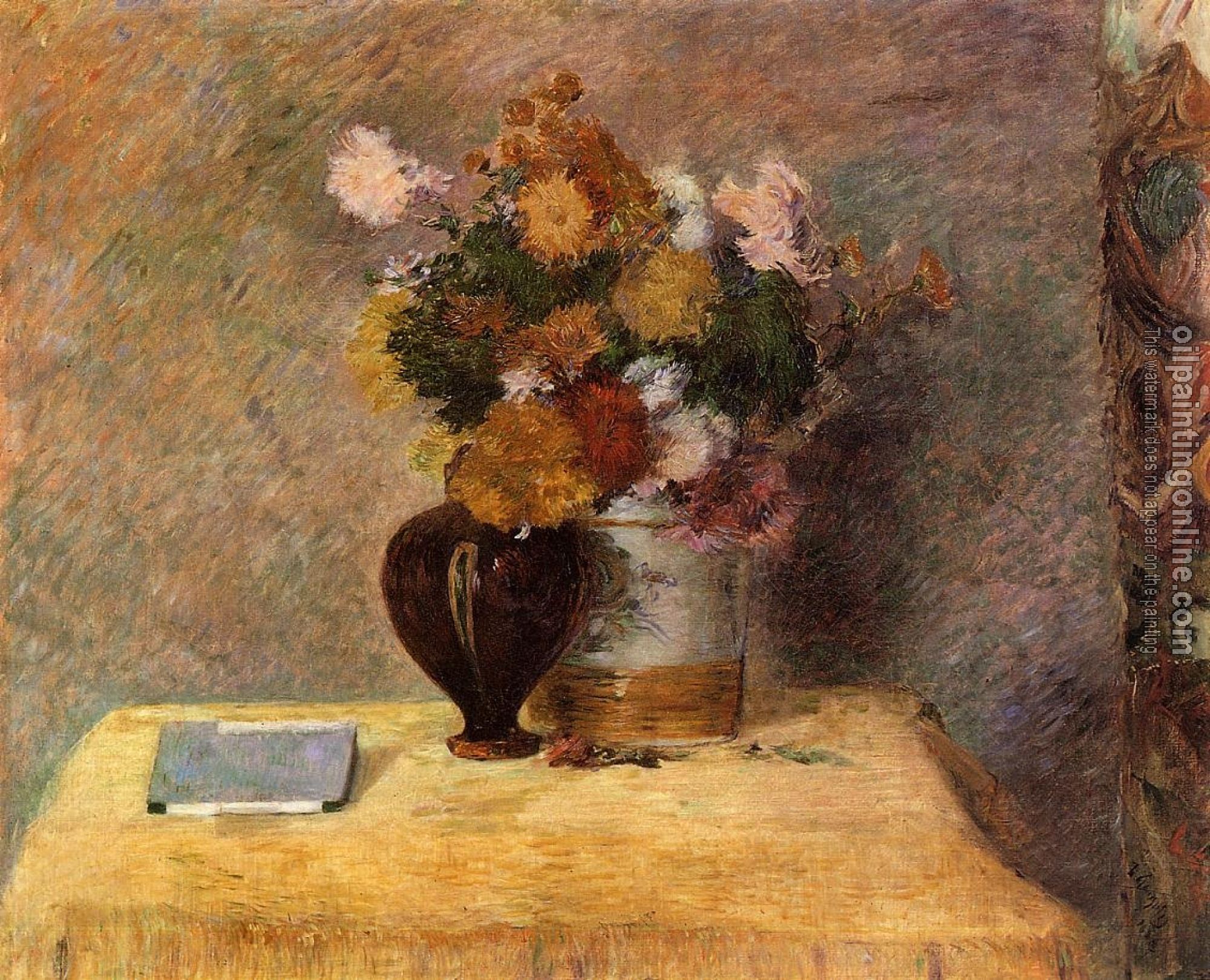 Gauguin, Paul - Flowers and Japanese Book